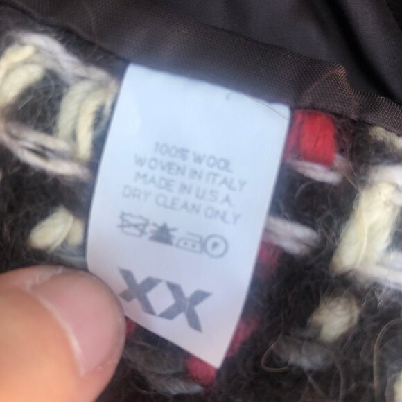 Searle Wool Multi Color Button Front Cape - Picture 8 of 8